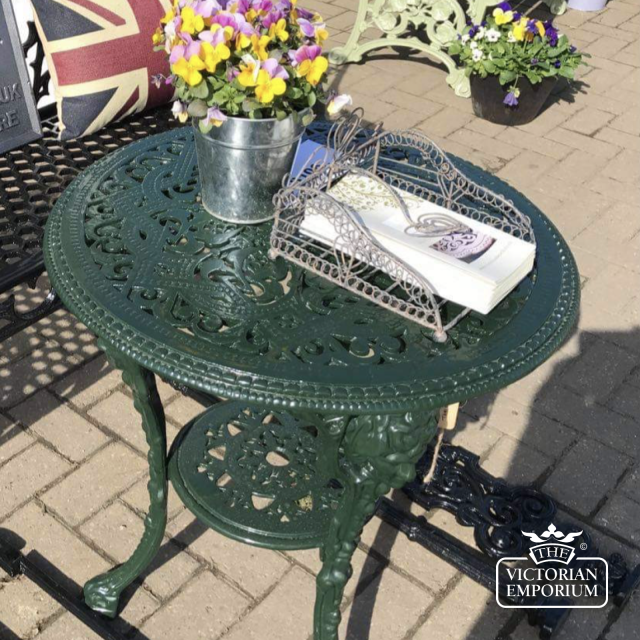 Victorian Cast Outdoor Garden Table With Lady's Head Design Img 5603 Copy
