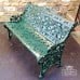 Victorian Cast Trellis Leaf Design Garden Bench   3 Seater 50448897 1