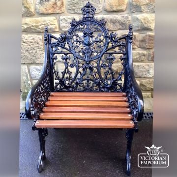 Victorian Cast Gothic Style Garden Chair