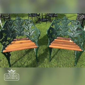 Victorian Fern Design Garden Chair