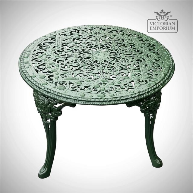 Victorian Cast Outdoor Garden Low Coffee Table