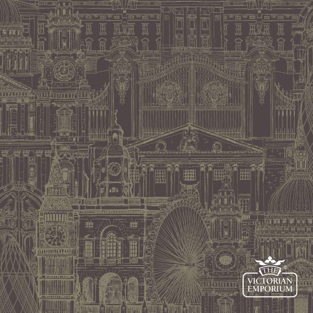 Victorian Style London Wallpaper
