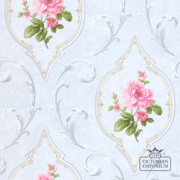 Flowers in Pointed Frames Wallpaper