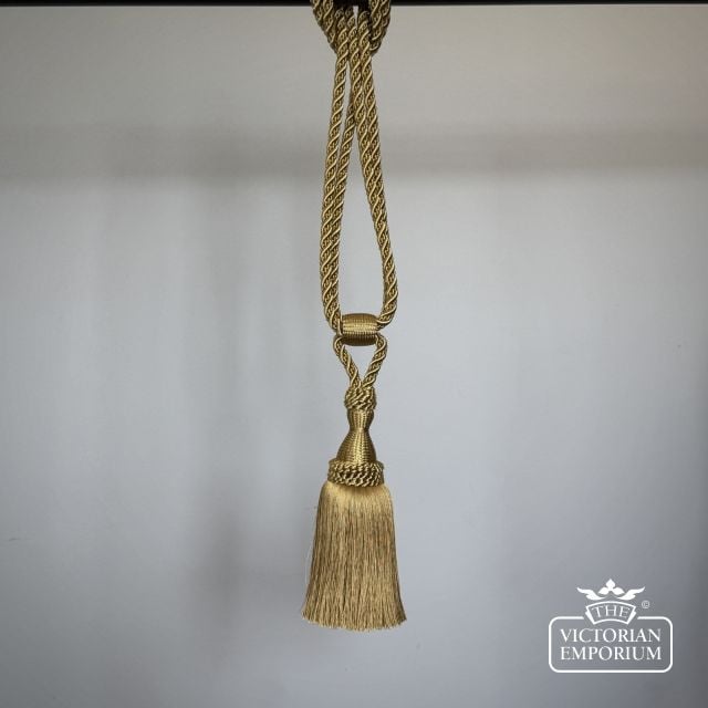 Troynorth Solar Saturn Corona Single Tassel Tie Back Small Contemporary Modern Clean