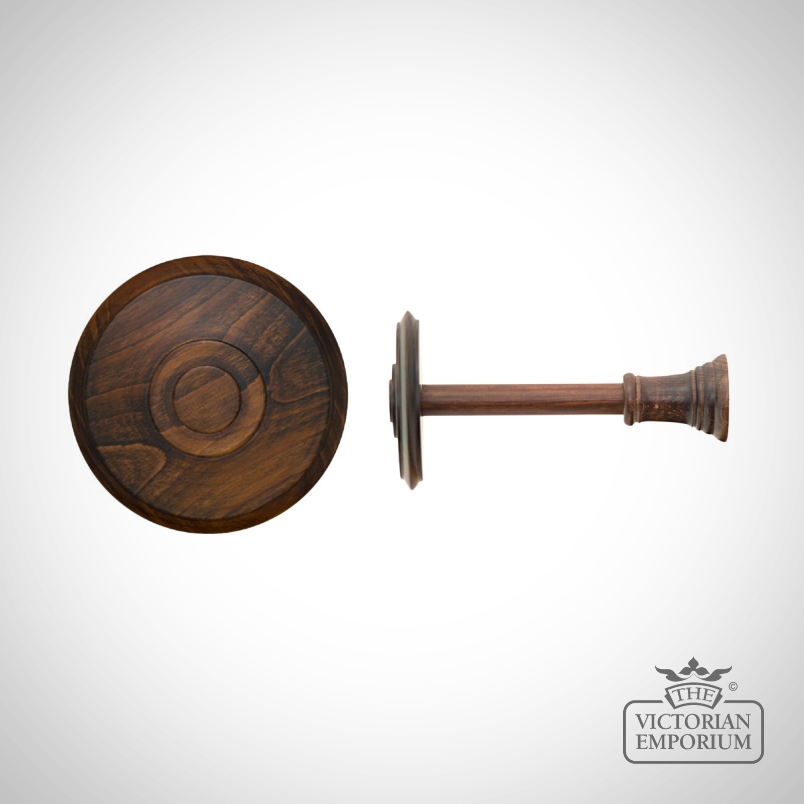Wooden Discus Curtain Holdback