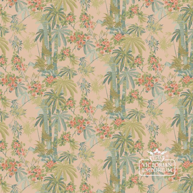 Period Wallpaper Bamboogarden Duskypink