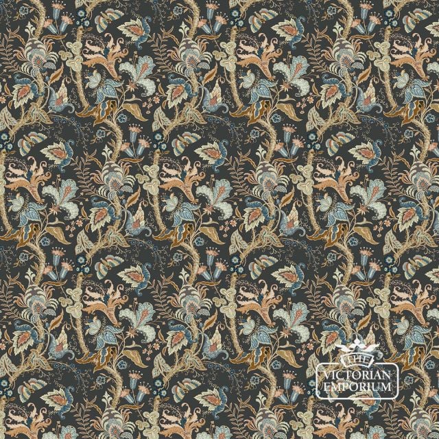 Uhura wallpaper in charcoal, chilli or pearl