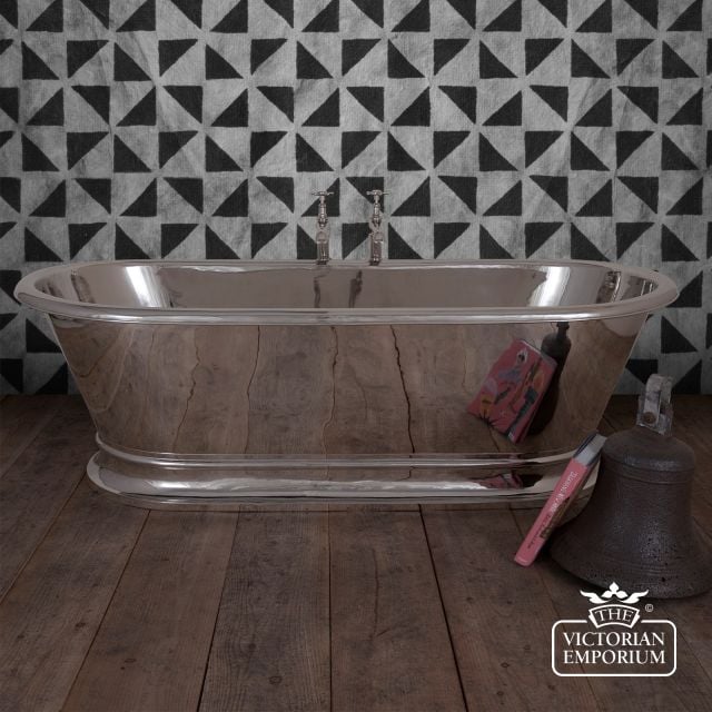 Zille Nickel Roll-Top Bath - No Tap Holes
