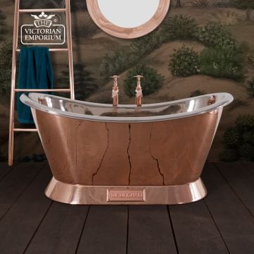 Copper Bateau bath