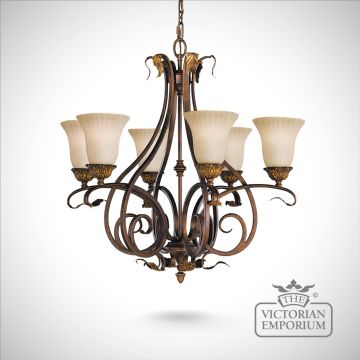 Sonoma 6 light chandelier