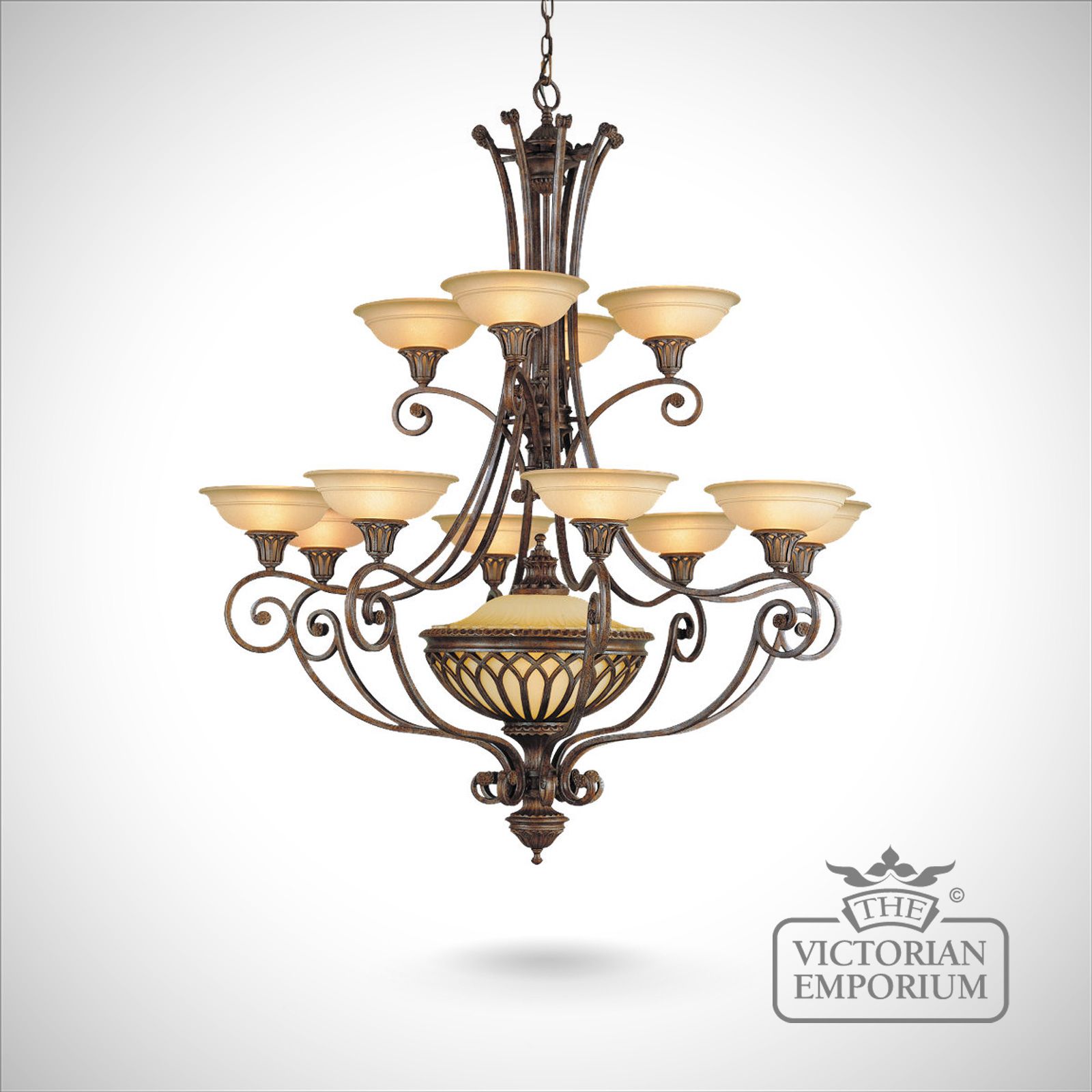 Stirling 12 light chandelier