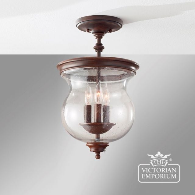 Pickering Semi-Flush/Duo-Mount Light in Bronze