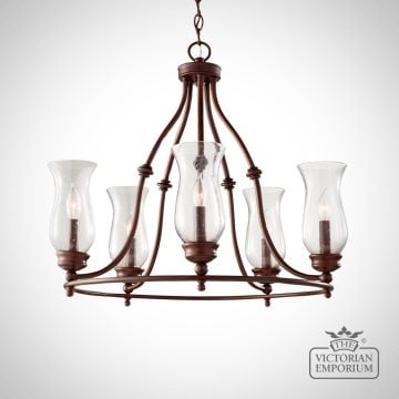 Pickering 8 Light Chandelier With Heritage Bronze Finish