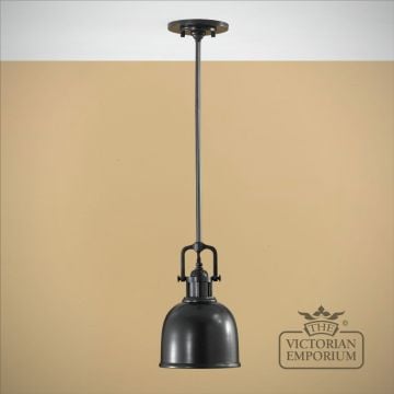 Parker mini pendant in dark bronze