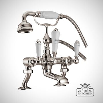 Bath Mixer Wall Swt022n Bath Mixer Taps With Cranked Legs With Pvd Finish Nickel