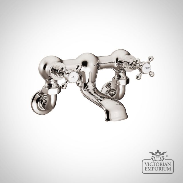 Wall Mounted Classic Bath filler - in Chrome, Nickel or Copper