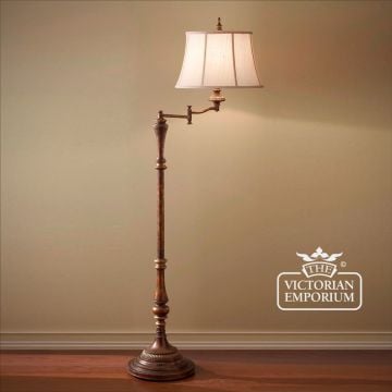 Gibson swivel floor lamp