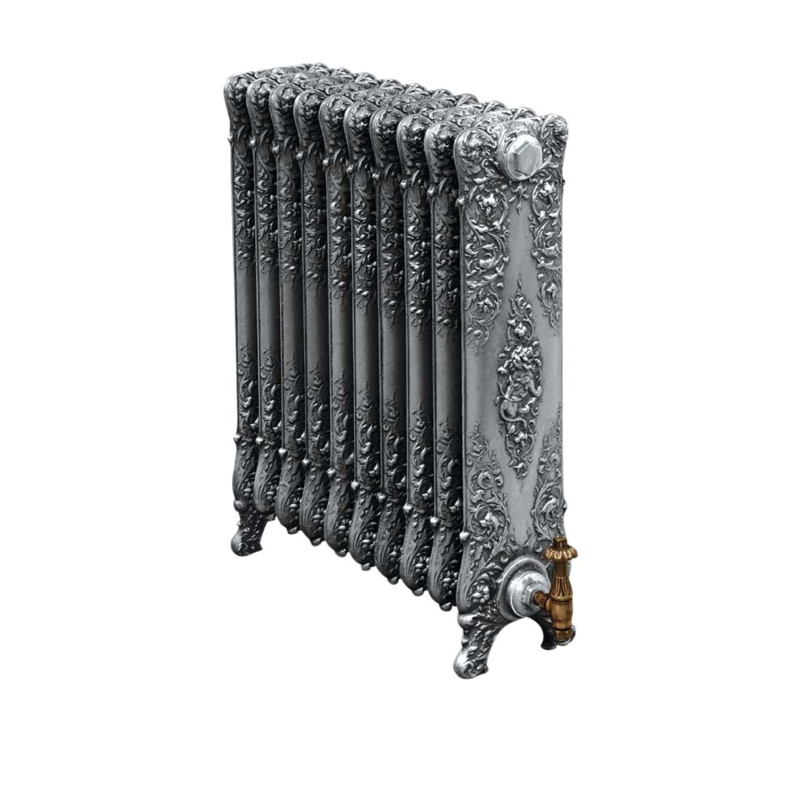 St Mark Cast Iron Radiator with Traditional Ornate Design - 800mm high