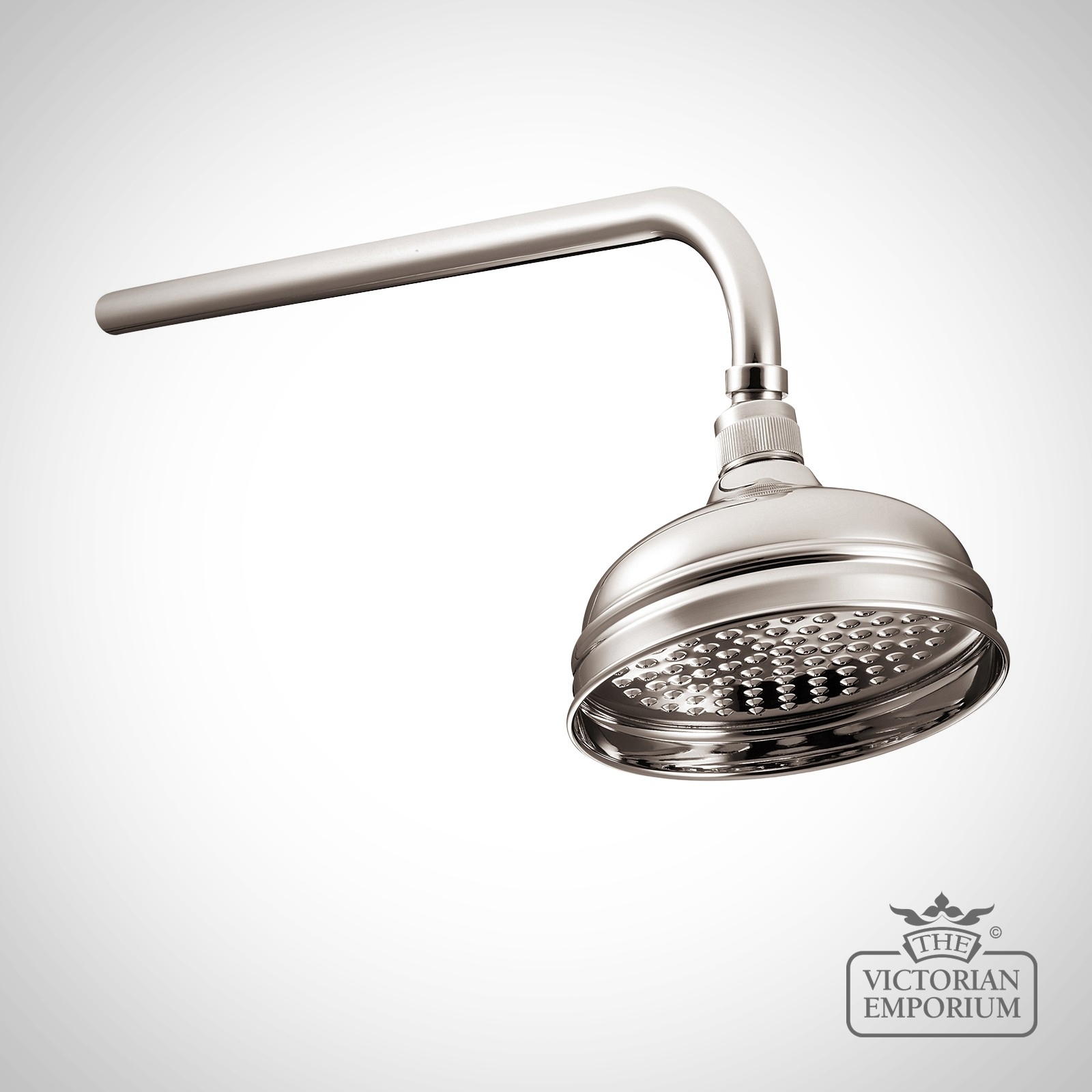 Shower Rose - 6”- in Chrome, Nickel or Copper