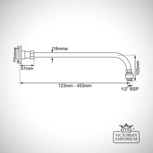 Shower Rail Swt005