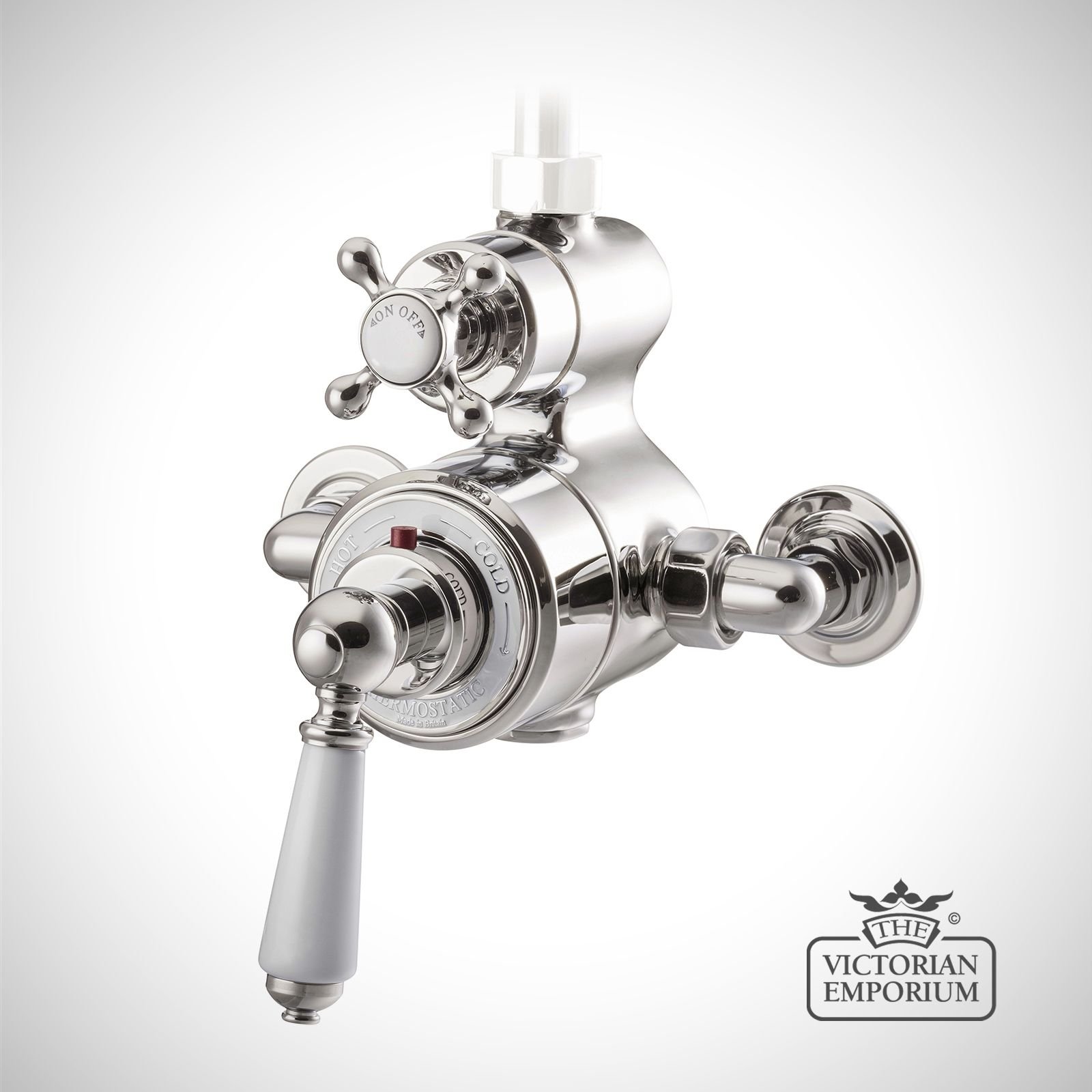 Exposed Thermostatic Shower Valve - in Chrome, Nickel or Copper
