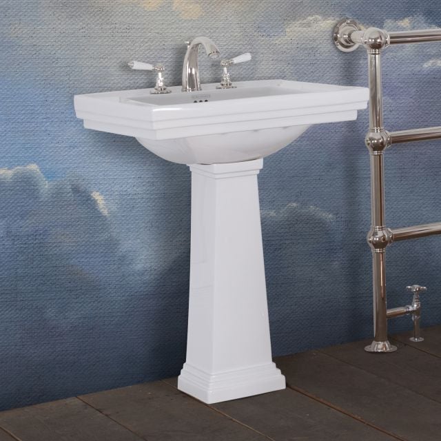 Highgate Pedestal basin for Victorian bathrooms - Small or Large size