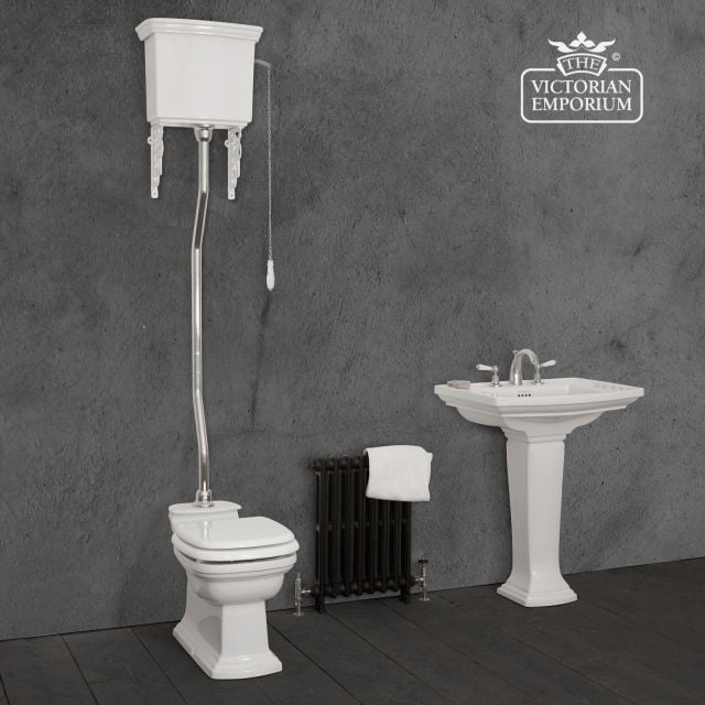Chichester Pedestal basin for Victorian bathrooms - Medium or Large size