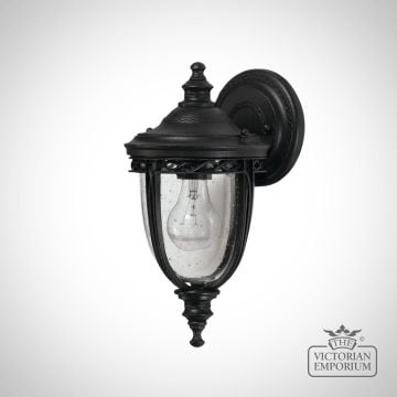 Bridle Wall Lantern In British Bronze Finish - Large