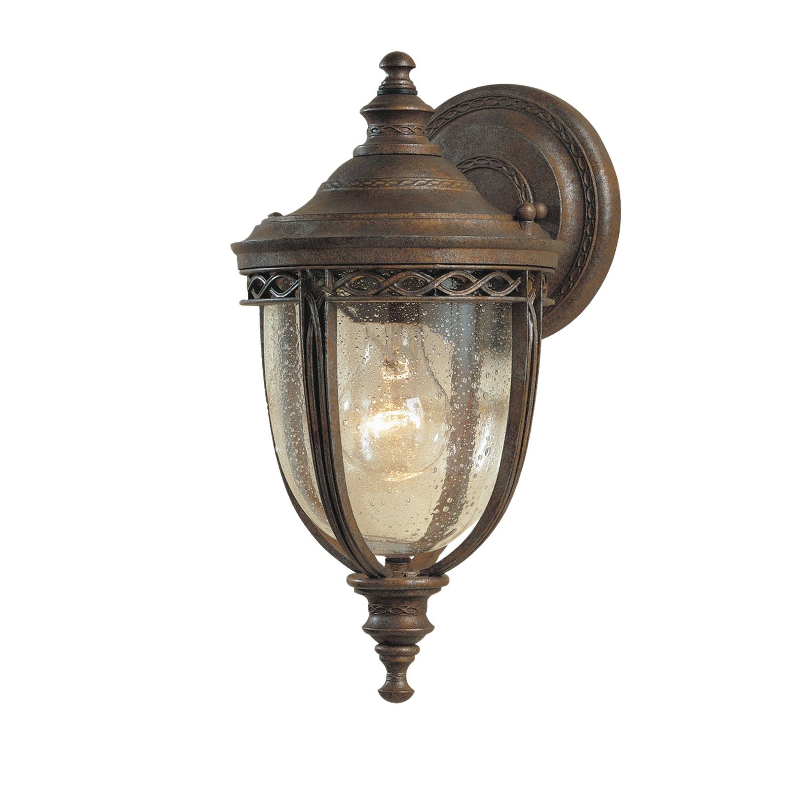 Bridle small wall light in British Bronze | Outdoor Wall ...