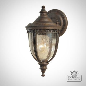 Bridle Lantern Wall Light in Black - Large