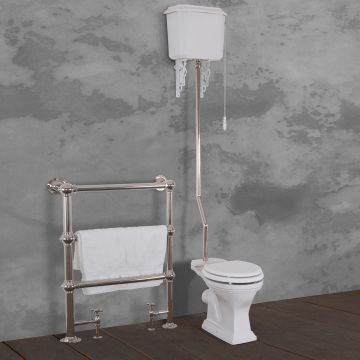 Highgate High Level Toilet, Cistern and Flush Pipe Kit