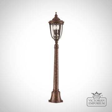 Bridle Medium Bollard Sized Lamp Post In British Bronze Finish