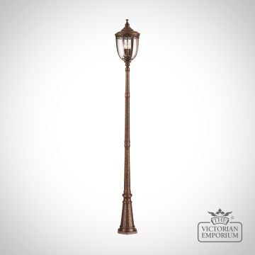 Bridle Large Lamp Post In Black Finish
