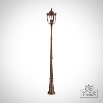 Bridle Large Lamp Post In British Bronze Finish