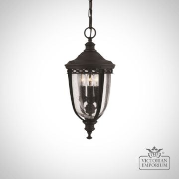 Bridle Medium Chain Lantern In British Bronze Finish