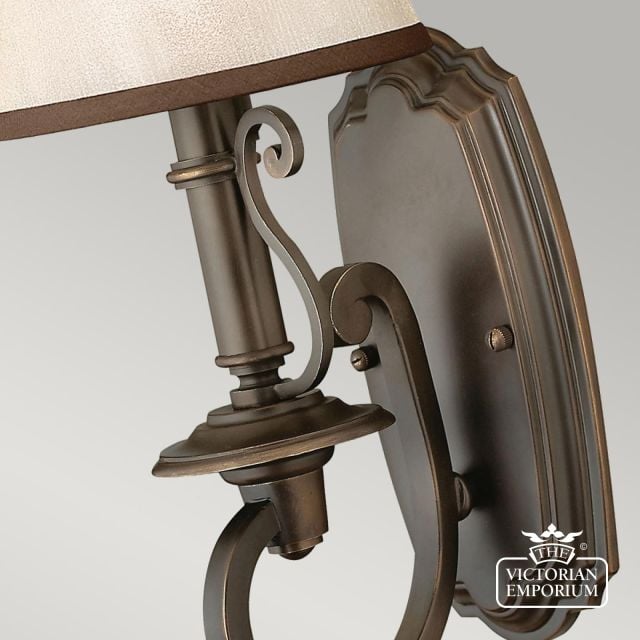 Plymouth Wall Sconce In Olde Bronze Hk Plymouth1 Detail1