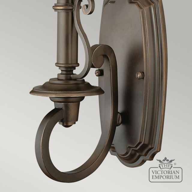 Plymouth Wall Sconce In Olde Bronze Hk Plymouth1 Detail3