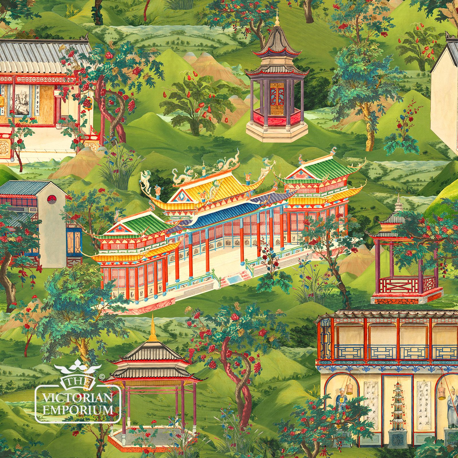 YuYuan Wallpaper - Chinese Garden Design Wallpaper