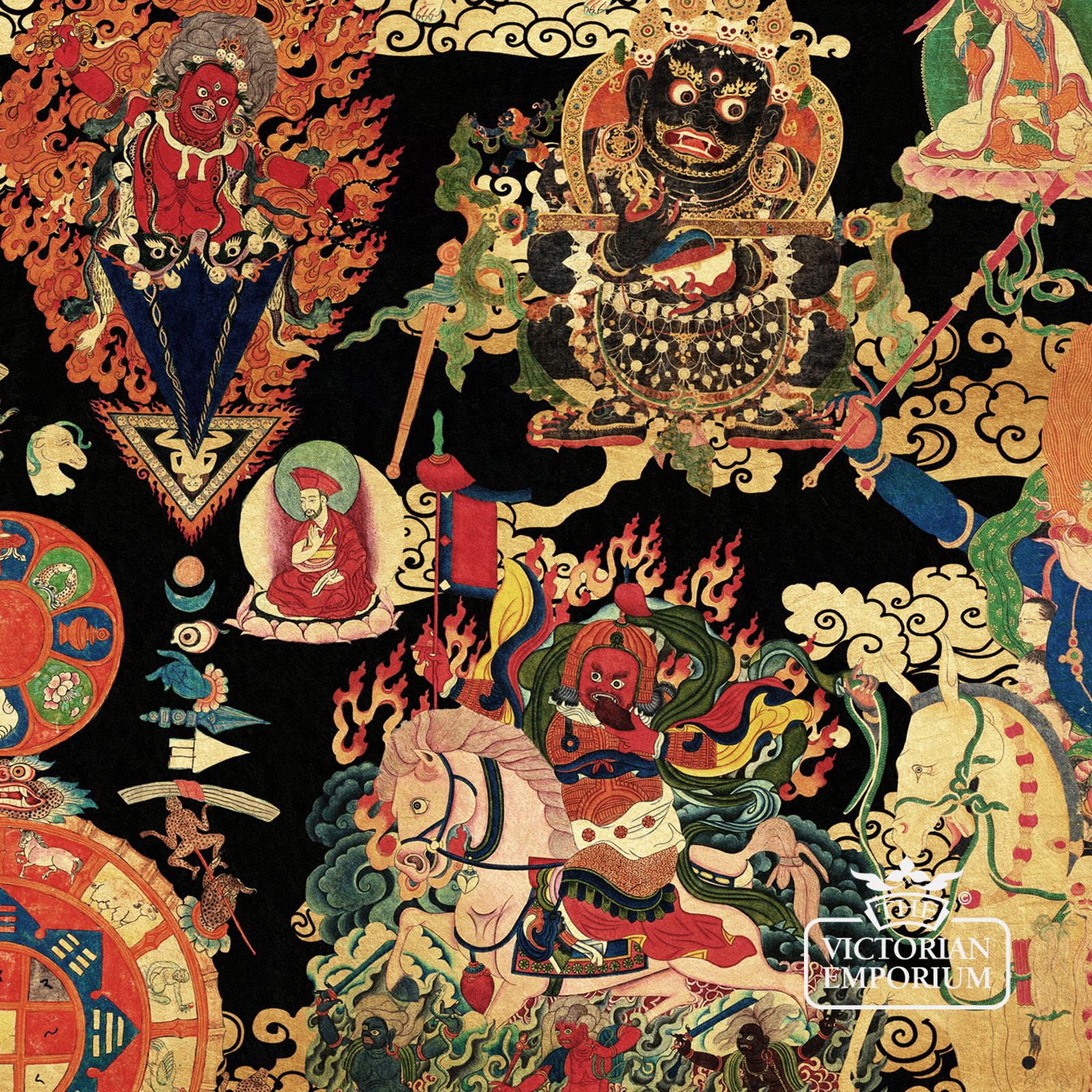 Tibetan Tapestry Wallpaper