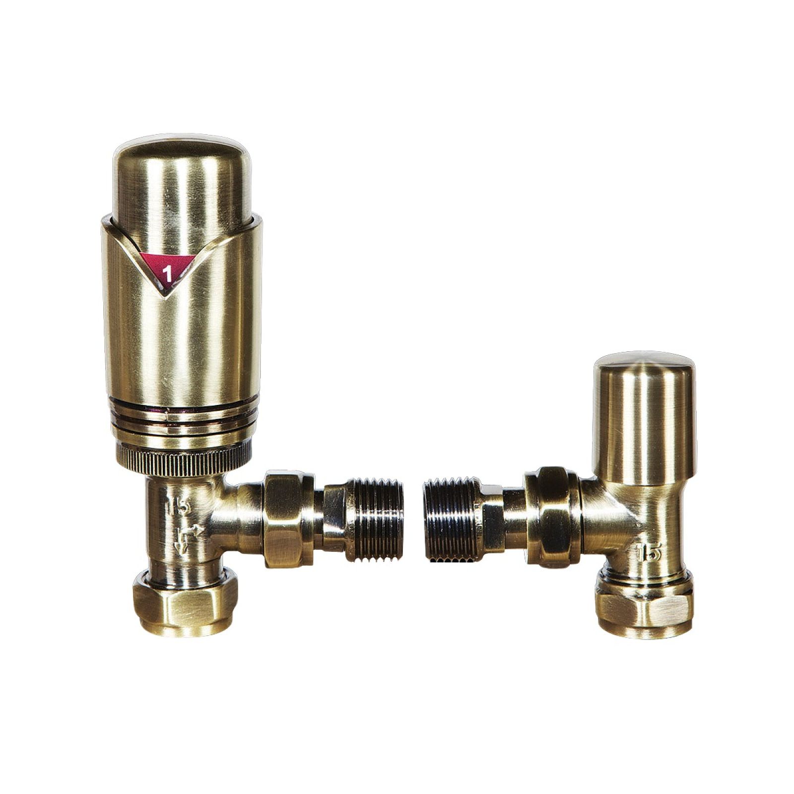 Westminster Radiator valve set - 1/2” or 3/4” connection