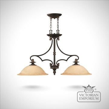 Plymouth Isle 2 light chandelier