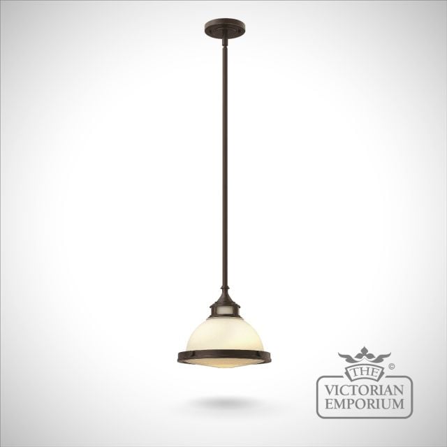 Amelie mini pendant - small bronze or chrome