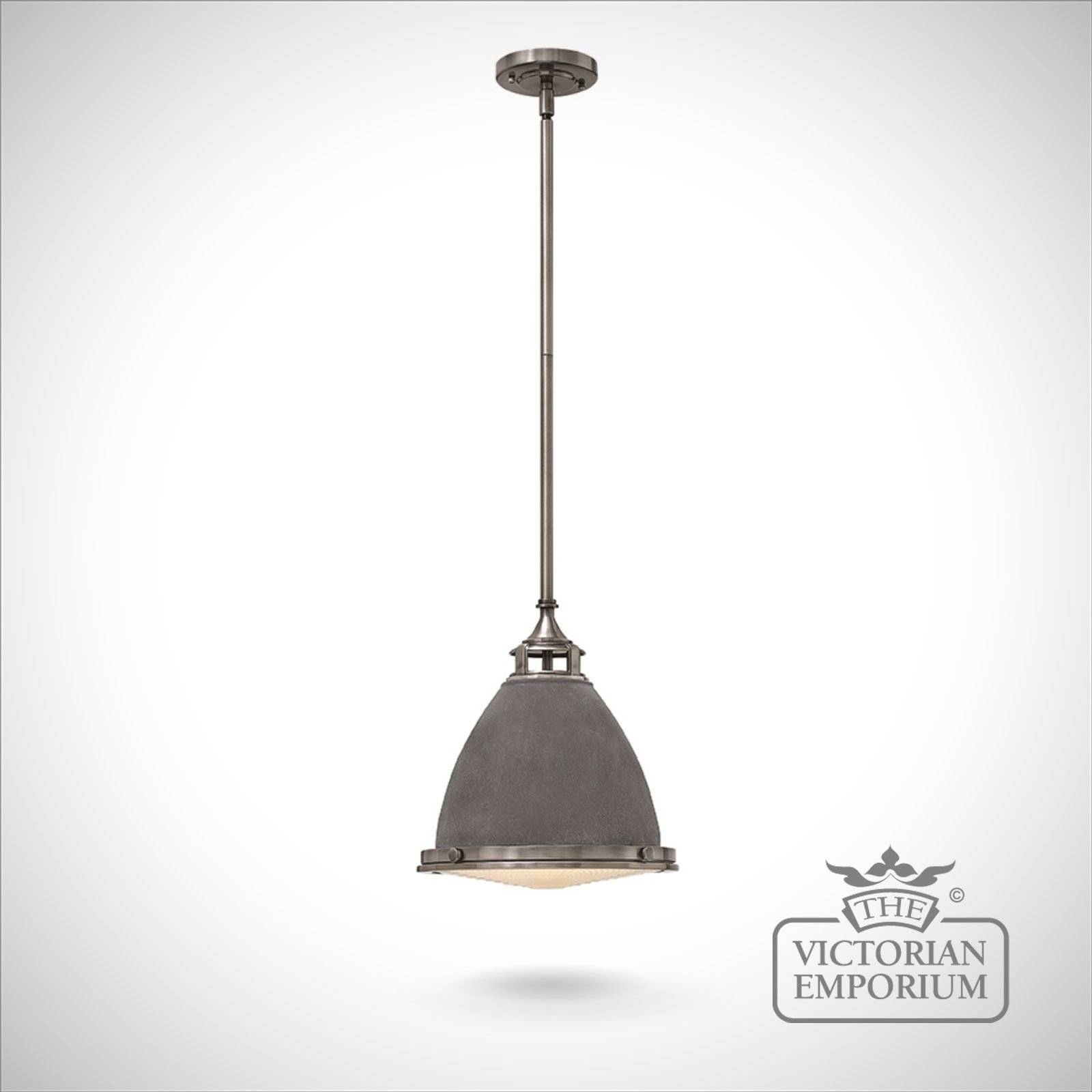 Amelie medium pendant - Aged Zinc