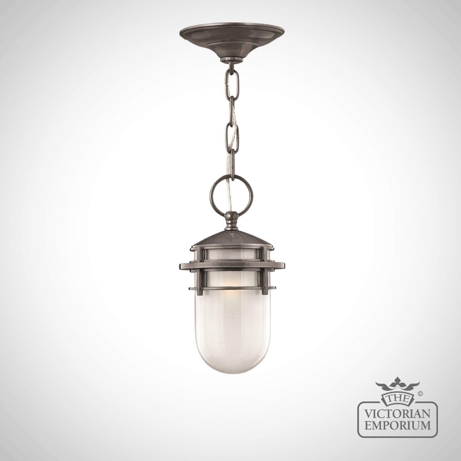 Reef Chain Lantern In Hematite