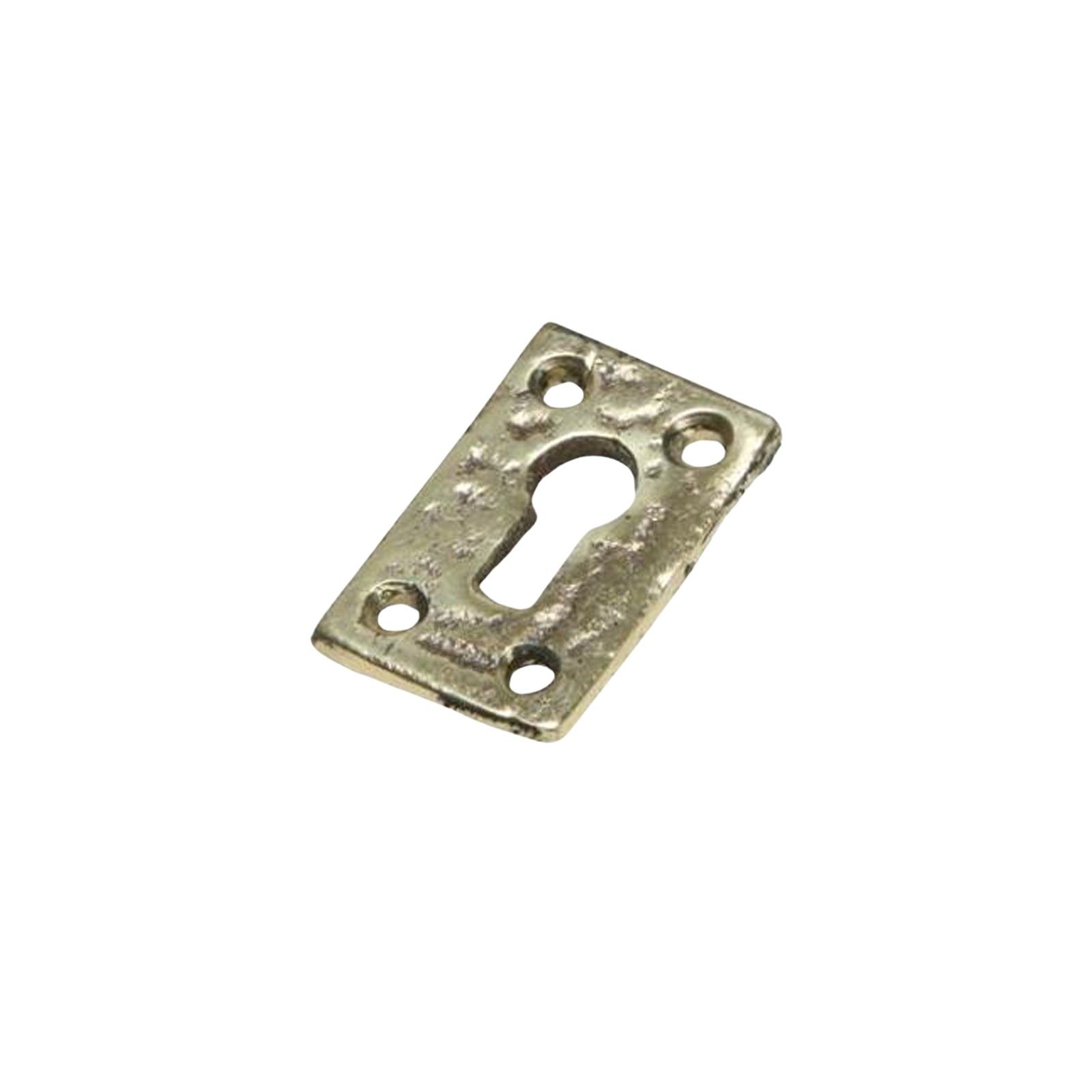 Solid cast brass rectangular escutcheon Escutcheons