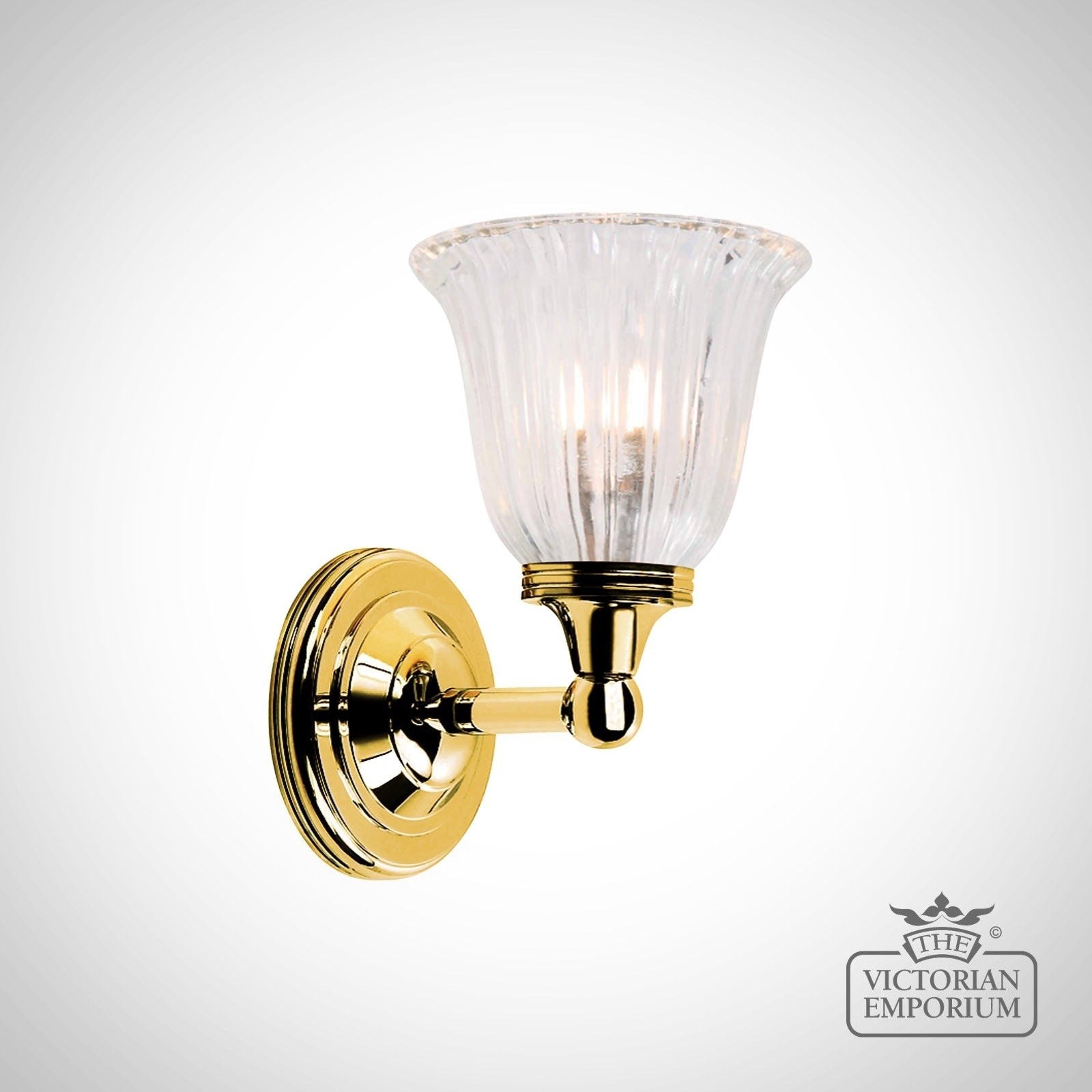 Bathroom Wall Light - Austin 1 In Polished Brass