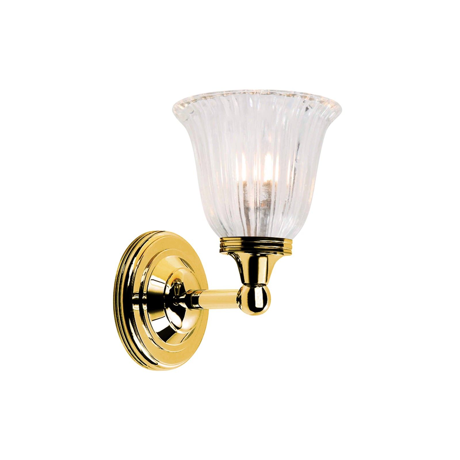 Bathroom wall light - Austin 1 in polished brass