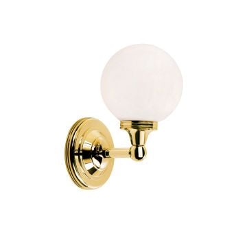 Bathroom wall light - Austin 1 in polished chrome or nickel