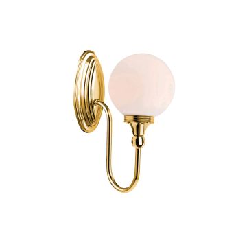 Bathroom wall light - Blake 2 in polished brass