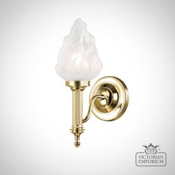 Bathroom Wall Light - Carol 1 In Polished Brass